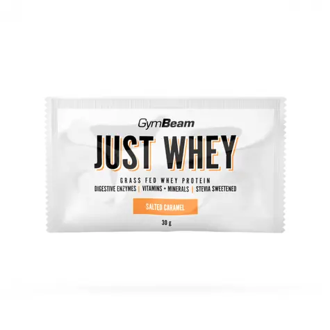 Just Whey Grass-Fed Proteín - GymBeam (slaný karamel, 30 g)