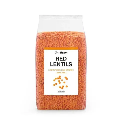 Šošovka červená lúpaná celá - GymBeam (500 g)