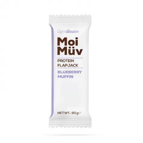 MoiMüv Protein Flapjack - GymBeam (čučoriedkový muffin, 90 g)