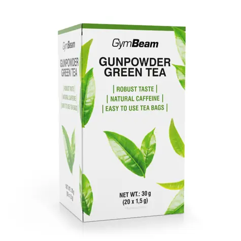 Gunpowder zelený čaj - GymBeam (20 x 1,5 g)