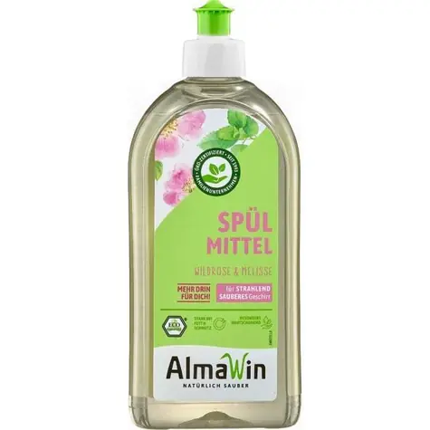 Tekutý prostriedok na riad Divoká ruža & medovka 500 ml - AlmaWin