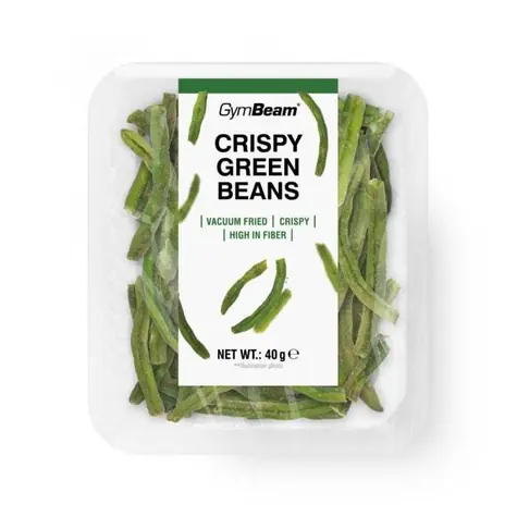 Chrumkavé zelené fazuľky - GymBeam (40 g)