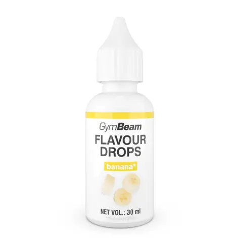 Flavour Drops - GymBeam (banán, 30 ml)