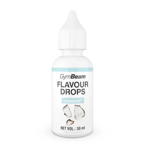 Flavour Drops - GymBeam (kokos, 30 ml)