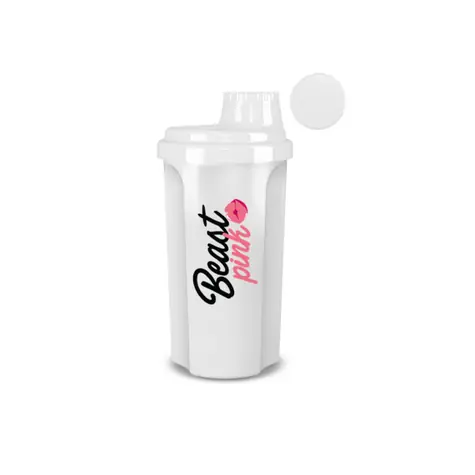 Šejker BeastPink biely 700 ml - BeastPink (700 ml, biela)