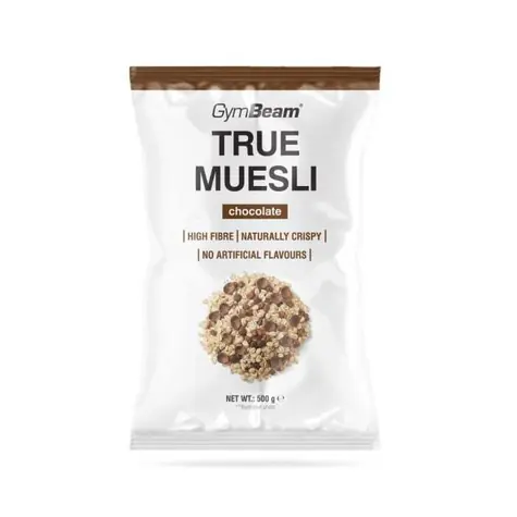True Muesli - GymBeam (čokoláda, 500 g)