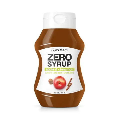ZERO SIRUP Jablko & škorica - GymBeam (350 ml)