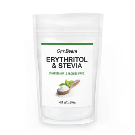 Erytritol & Stévia sladidlo - GymBeam (240 g)