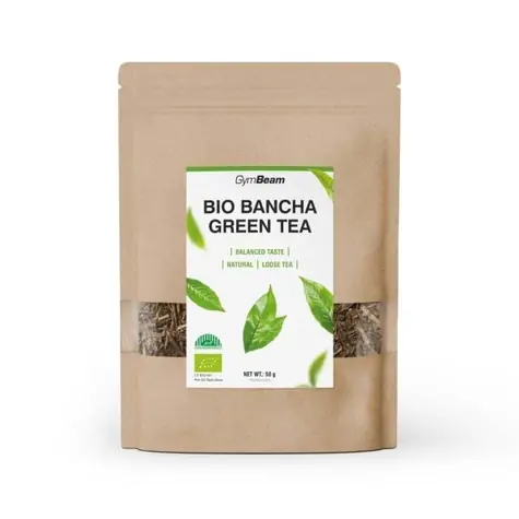 BIO Zelený čaj Bancha - GymBeam (50 g)