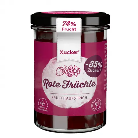 Džem z červeného ovocia - Xucker (220 g)