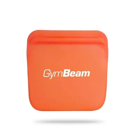 Silikónové vrecko na potraviny 500 ml - GymBeam (oranžová)