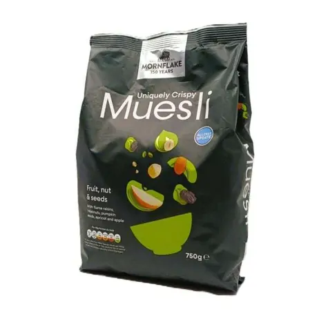 Křupavé Müsli Ovocie, Orechy & Semienka 750g - Mornflake (750 g)