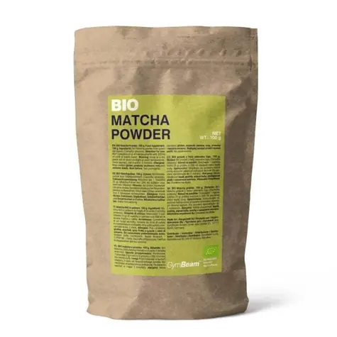 BIO Prášok z listov zeleného čaju - GymBeam (100 g)