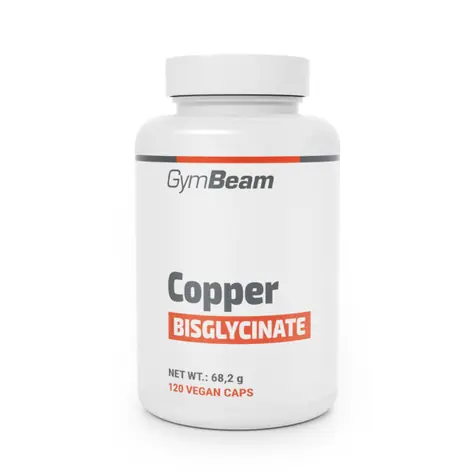 Bisglycinát meďnatý - GymBeam (120 kaps.)