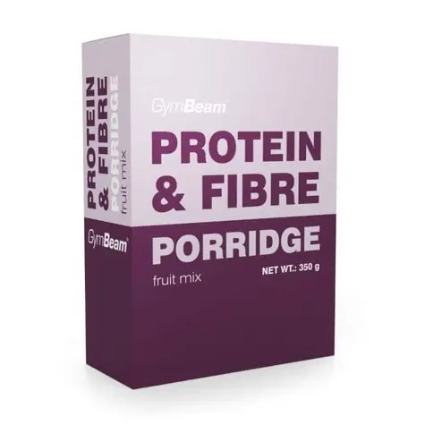 Proteínová kaša s vlákninou - GymBeam (fruit mix, 350 g)