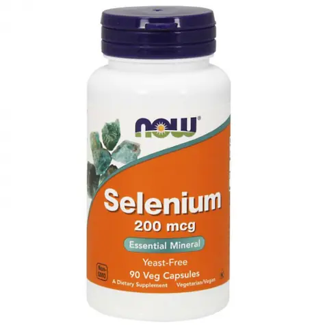 Selén 200 mcg - NOW Foods (90 kaps.)