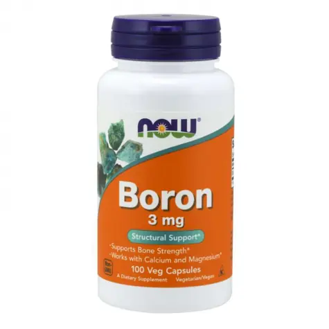 Bór 3 mg - NOW Foods (100 kaps.)