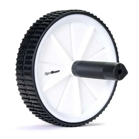 Posilňovacie koliesko Double AB Wheel - GymBeam (čierna)