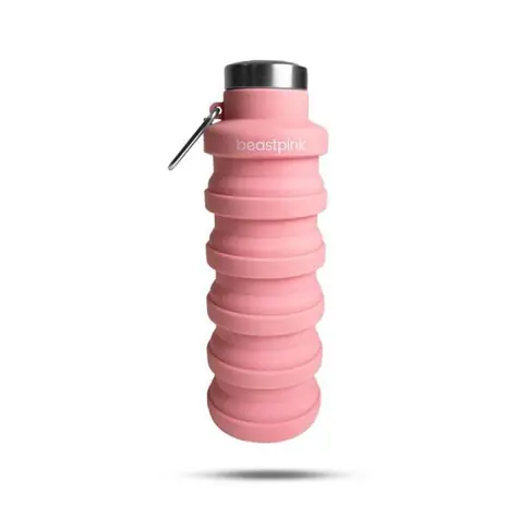 Skladacia fľaša ružová 500 ml - BeastPink (ružová)