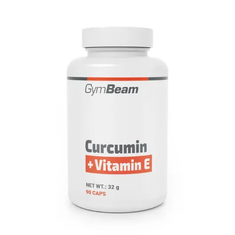 Kurkumín + Vitamín E - GymBeam (90 kaps.)