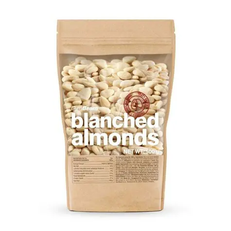 Blanšírované mandle - GymBeam (500 g)