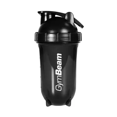 Šejker Tritan Black 500 ml - GymBeam (čierna)