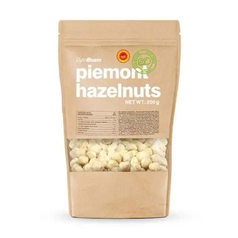 Lieskové oriešky z Piemontu - GymBeam (200 g)