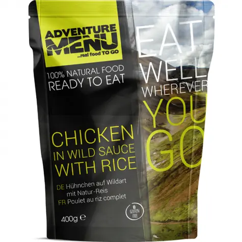 Kurča na divoko s ryžou - Adventure Menu (400 g)