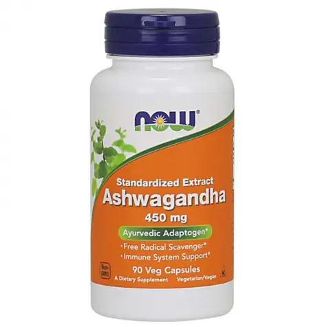 Ashwagandha 450 mg - NOW Foods (90 kaps.)