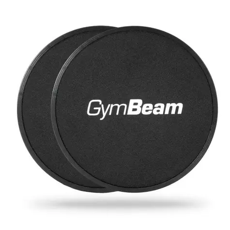 Šmykové podložky Core Sliders - GymBeam (čierna)