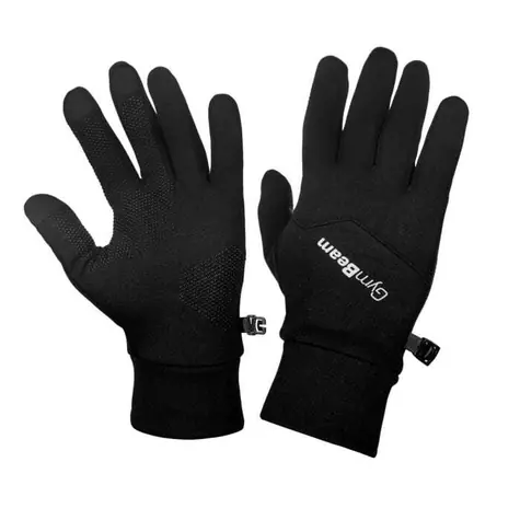 Bežecké rukavice Unstoppable Black - GymBeam (XS/S, čierna)