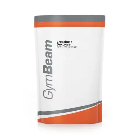 Kreatín + dextróza - GymBeam (zelené jablko, 1000 g)