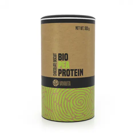 BIO Hrachový proteín - VanaVita (čokoládová sušienka, 500 g)