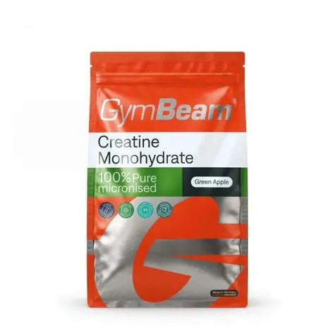 100% Mikronizovaný kreatín monohydrát - GymBeam (zelené jablko, 500 g)