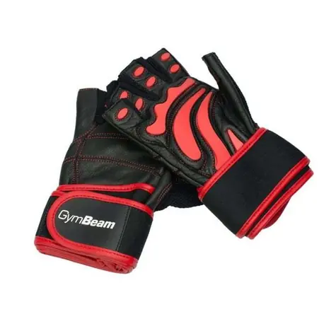 Fitness Rukavice Arnold - GymBeam (M, červená)