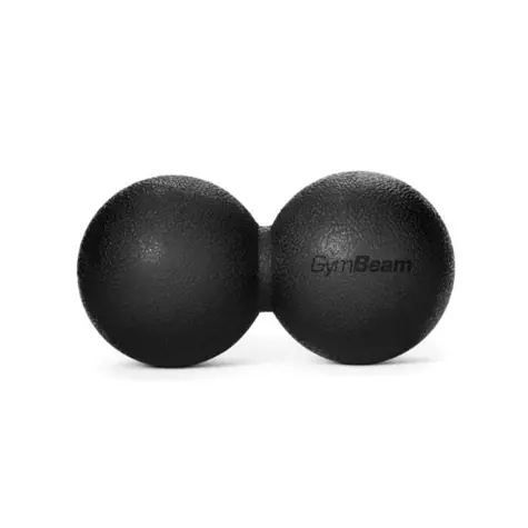 Masážna pomôcka DuoRoll Black - GymBeam (čierna)