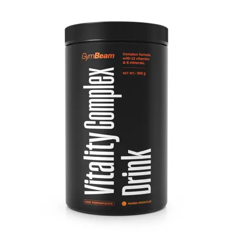 Vitality Complex Drink - GymBeam (mango marakuja, 360 g)
