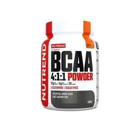 BCAA 4:1:1 Powder - Nutrend (pomaranč, 300 g)