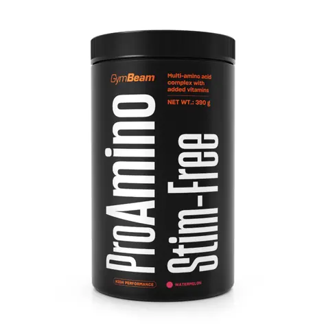 ProAMINO Stim-free - GymBeam (vodný melón, 390 g)