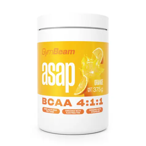 ASAP BCAA - GymBeam (pomaranč, 375 g)