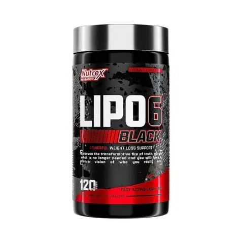 Lipo 6 Black - Nutrex (bez príchuti, 120 kaps.)