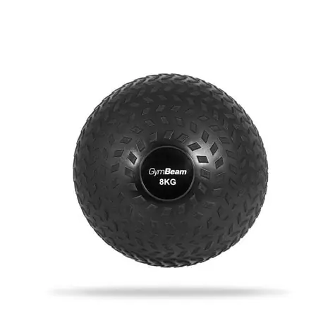 Posilňovacia lopta Slam Ball - GymBeam (čierna)