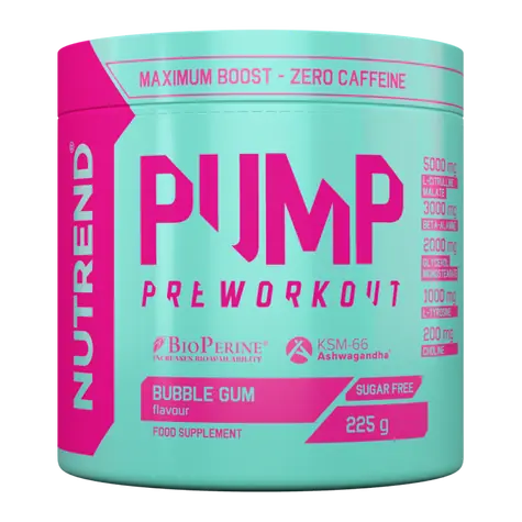 PUMP - Nutrend (žuvačka, 225 g)