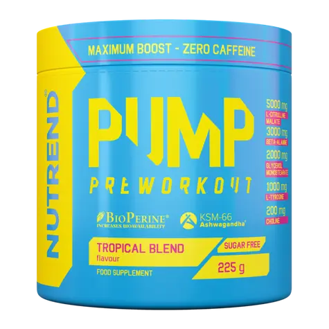 PUMP - Nutrend (tropický blend, 225 g)