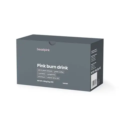 Pink burn drink - GymBeam (citrón, 150 g)