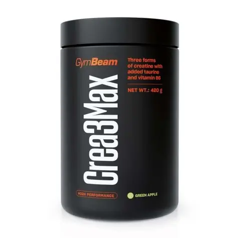Crea3Max - GymBeam (zelené jablko, 420 g)