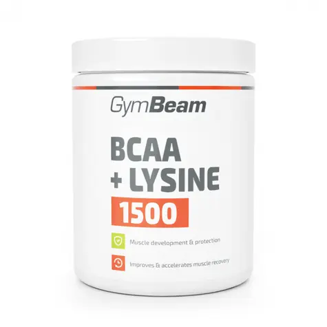 BCAA 1500 + Lyzín - GymBeam (bez príchuti, 300 tab.)