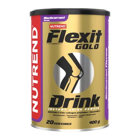 Kĺbová výživa Flexit Gold Drink - Nutrend (čierne ríbezle, 400 g)