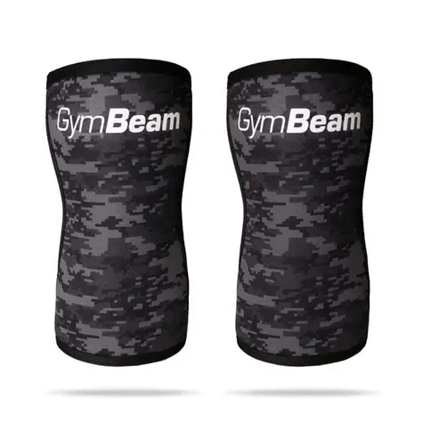 Neoprénová bandáž na koleno Conquer Camo - GymBeam (S, multicolor)