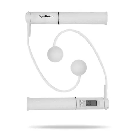 SMART švihadlo - GymBeam (biela)